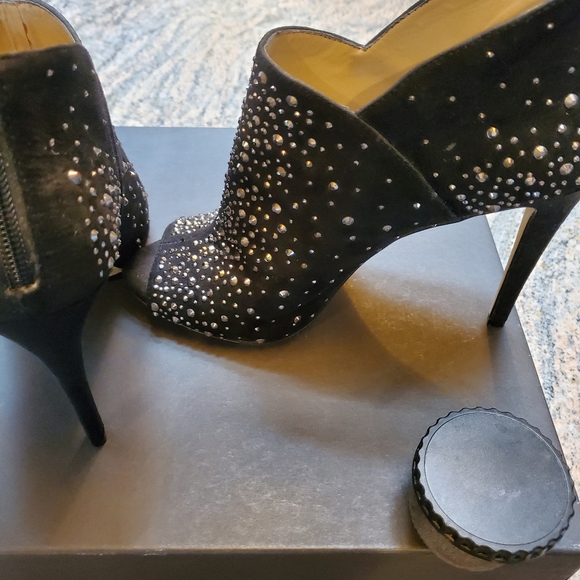 INC Open Toe Stiletto Booties - Picture 6 of 7